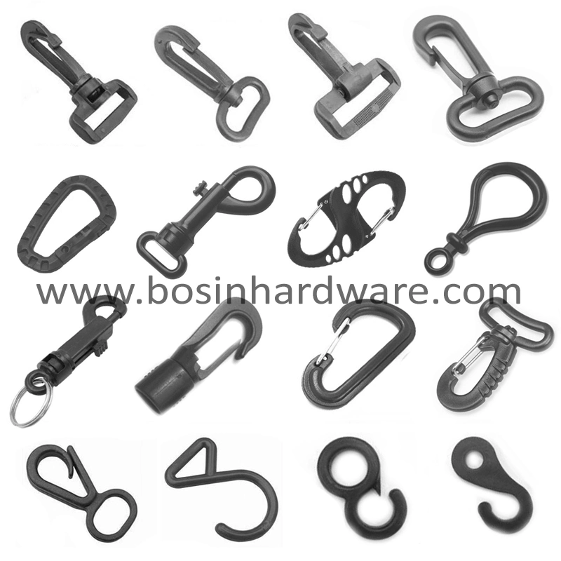 Wholesale Acetal Plastic Snap Hook for Webbing Bags