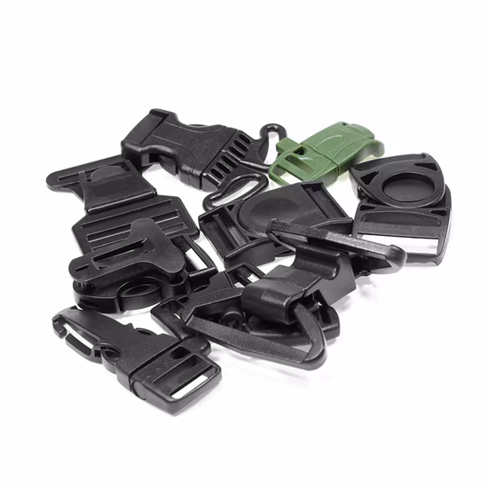 Cinturón de chaleco táctico con cierre rápido para leva, mochila de escalada para ciclismo, hebilla de cierre lateral de plástico ajustable doble, hebilla de Clip